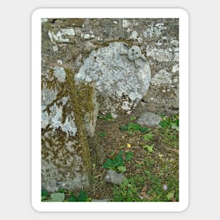 Falkland Cemetery Gravestone, Scotland Sticker